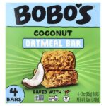 овсяный батончик, кокос, 4 батончика по 85 г (3 унции) — Bobo's Oat Bars