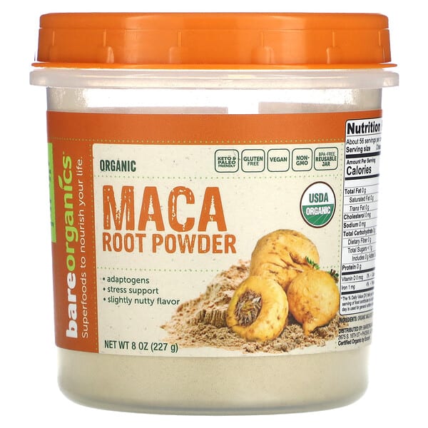 bog02870_v_8.jpg Органический порошок из корня маки, 227 г (8 унций) — BareOrganics