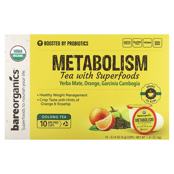 bog02959_v_16.jpg Metabolism, чай с суперфудами, улун, 10 чашек по 4 г (0,14 унции) — BareOrganics