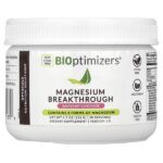 Magnesium Breakthrough, малиновый лимонад, 134 г (4,7 унции) — BIOptimizers