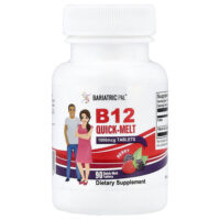 B12 Quick Melt, с ягодным вкусом, 90 таблеток Quick Melt — BariatricPal