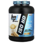 ISO HD™, 100% чистый изолят белка, ванильное печенье, 2170 г (4,8 фунта) — BPI Sports