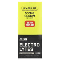 Electrolytes, смесь для гидратирующих напитков, лимон и лайм, 30 пакетиков по 5,6 г (0,2 унции) — BPN