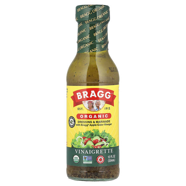 bra03012_v_32.jpg органическая заправка и маринад с яблочным уксусом Bragg®, заправка с уксусом, 354 мл (12 жидк. унций) — Bragg