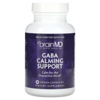 Gaba Calming, успокаивающий продукт, 90 веганских капсул — BrainMD