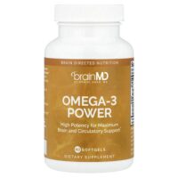 Omega-3 Power, 60 капсул (800 мг в каждой) — BrainMD