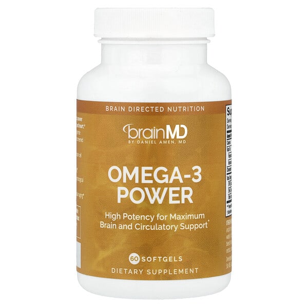 brd00304_v_24.jpg Omega-3 Power, 60 капсул (800 мг в каждой) — BrainMD