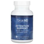 добавка для поддержки внимания, 90 веганских капсул — BrainMD