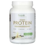 Omni Protein, протеиновый порошок из растительных ингредиентов, со вкусом ванили, 1080 г (2,38 фунта) — BrainMD