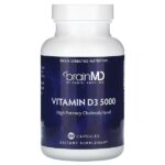 Витамин D3 5000, 125 мкг (5000 МЕ), 100 капсул — BrainMD