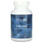 Тирозин, 120 капсул (500 мг в каждой капсуле) — BrainMD