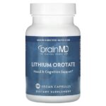 Оротат лития, 5 мг, 60 веганских капсул — BrainMD