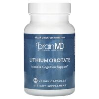 Оротат лития, 5 мг, 60 веганских капсул — BrainMD