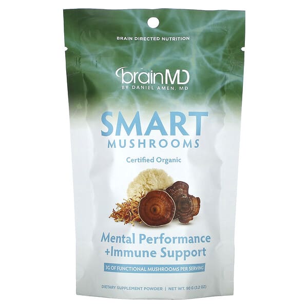 brd00340_v_4.jpg Smart Mushrooms, 90 г (3,2 унции) — BrainMD