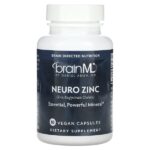 Neuro Zinc (хелат бисглицината цинка), 25 мг, 90 веганских капсул — BrainMD