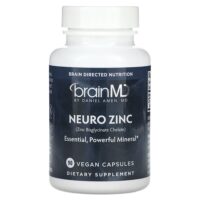 Neuro Zinc (хелат бисглицината цинка), 25 мг, 90 веганских капсул — BrainMD