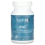 NAC, 600 мг, 60 веганских капсул — BrainMD