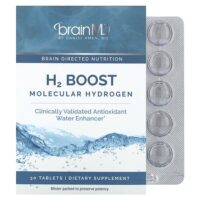 H2 Boost Molecular Hydrogen, 80 мг, 30 таблеток — BrainMD