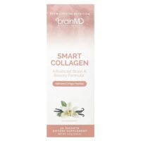 Smart Collagen, ванильная эссенция, 20 пакетиков по 5,6 г — BrainMD