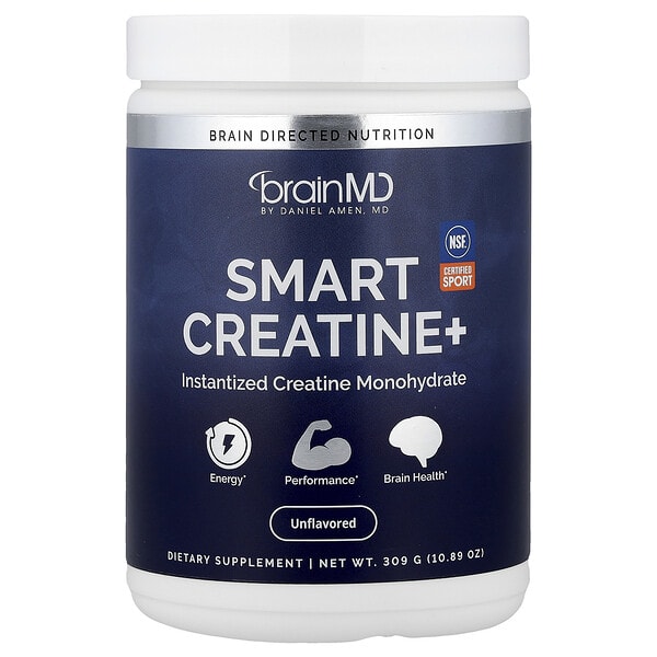 brd00379_v_24.jpg Smart Creatine+, без добавок, 309 г (10,89 унции) — BrainMD