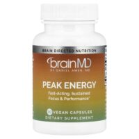Peak Energy, 30 веганских капсул — BrainMD