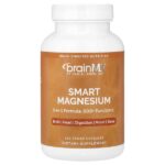 Smart Magnesium, магний, 120 веганских капсул (150 мг в 1 капсуле) — BrainMD