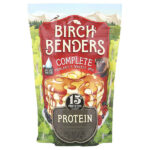 Полная смесь для блинов и вафель, протеин, 454 г (16 унций) — Birch Benders