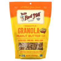 Homestyle Granola, арахисовая паста, 312 г (11 унций) — Bob's Red Mill