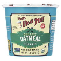 Органическая овсянка с семенами льна и чиа, 1,8 унц. (51 г) — Bob's Red Mill