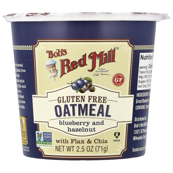 brm01184_v_44.jpg овсянка без глютена, черника и фундук, 71 г (2,5 унции) — Bob's Red Mill