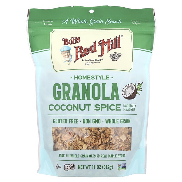 brm02173_v_8.jpg Homestyle Granola, кокосовые специи, 312 г (11 унций) — Bob's Red Mill
