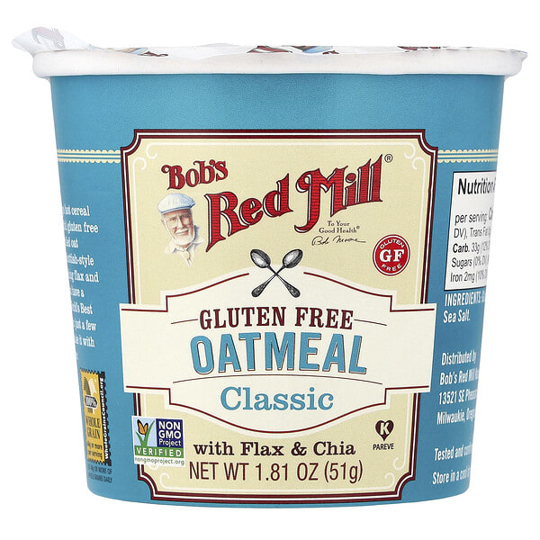 brm02184_v_78.jpg Овсянка, классическая, 51 г (1,81 унции) — Bob's Red Mill