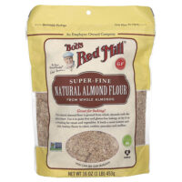 натуральная миндальная мука, очень мелкого помола, 453 г (16 унций) — Bob's Red Mill