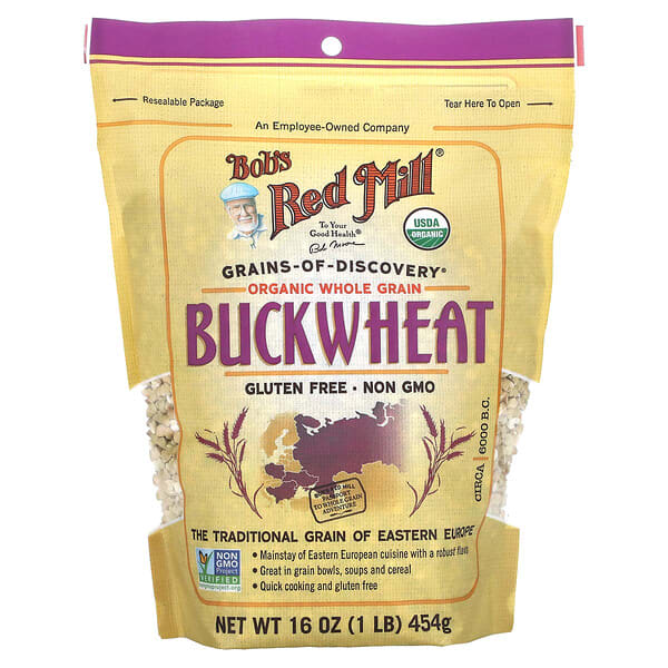 brm02580_v_6.jpg органическая гречка, цельное зерно, 454 г (16 унций) — Bob's Red Mill