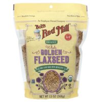 Органическое цельное золотое льняное семя, 13 унций (368 г) — Bob's Red Mill