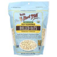 Органические овсяные хлопья, цельнозерновые, 454 г (16 унций) — Bob's Red Mill