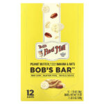 Bob's Bar™, арахисовая паста, банан и овес, 12 батончиков по 50 г (1,76 унции) — Bob's Red Mill