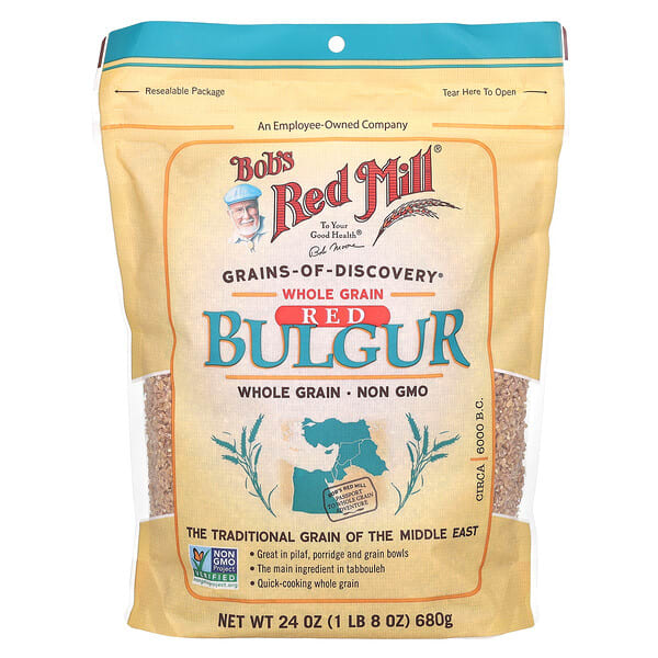 brm11124_v_6.jpg красный булгур, цельнозерновой, 680 г (24 унции) — Bob's Red Mill