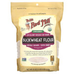 Органическая гречневая мука, цельнозерновая, 624 г (22 унций) — Bob's Red Mill