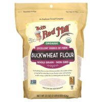 Органическая гречневая мука, цельнозерновая, 624 г (22 унций) — Bob's Red Mill