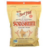 Сорго, цельнозерновые, без глютена, 680 г (1 фунт 8 унций) — Bob's Red Mill