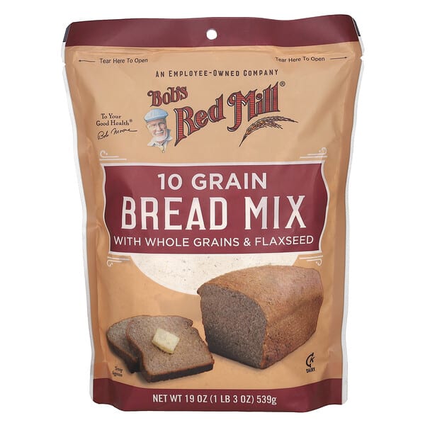 brm11672_v_7.jpg Хлебная смесь из 10 злаков, цельнозерновые и льняное семя, 539 г (19 унций) — Bob's Red Mill