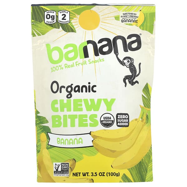 brn00300_v_13.jpg Barnana, Organic Chewy Bites, банан, 100 г (3,5 унции)