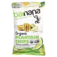 Barnana, органические чипсы из плантана, со вкусом лайма «Акапулько», 140 г