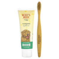 Набор для ухода за полостью рта, для собак, набор из 2 предметов — Burt's Bees