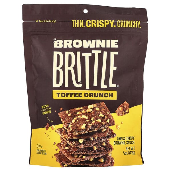 brw01244_v_12.jpg Brownie Brittle®, хрустящая ириска, 142 г (5 унций) — Sheila G's