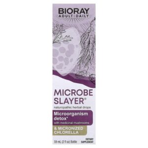 Microbe Slayer®, средство для очищения от микроорганизмов, 59 мл (2 жидк. унции) — Bioray