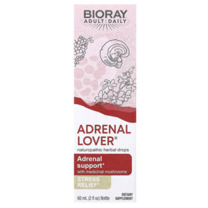 Adrenal Lover, добавка для поддержки здоровья надпочечников с полезными грибами, 60 мл (2 жидк. унции) — Bioray