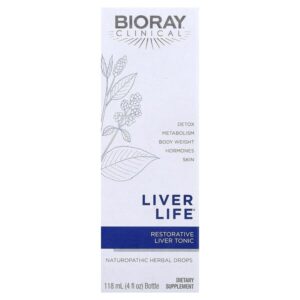 Liver Life, восстанавливающий тоник для печени, 118 мл (4 жидких унции) — Bioray