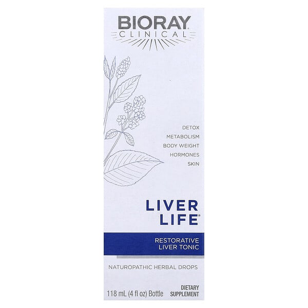 bry39511_v_61.jpg Liver Life, восстанавливающий тоник для печени, 118 мл (4 жидких унции) — Bioray